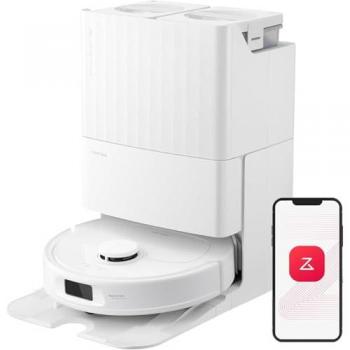 Robot Aspirador Roborock QRevo Plus Negro con Detección Automática de Polvo y Función de Humidificación