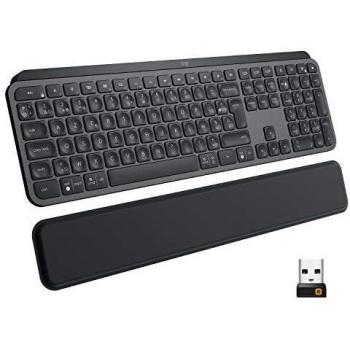 Teclado Logitech MX Keys Plus Inalámbrico y Bluetooth AZERTY Francés Graphite
