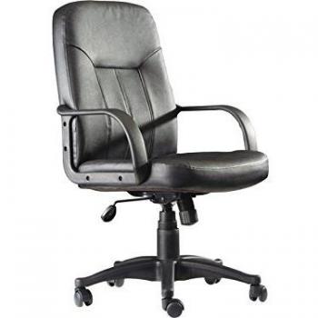 5 STAR 261SPNE - Sillón de dirección Dakar Negro Simil piel
