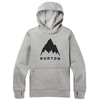 Sudadera con Capucha Burton Oak Gris Melange Infantil - S