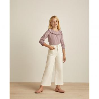 Coconut Camiseta de niña manga corta cuello gola