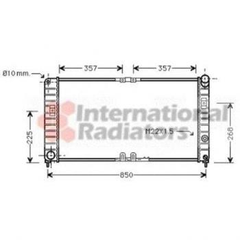Radiador de refrigeración del motor VAN WEZEL 37002285 para Opel Sintra (07/1997 - 04/1999)