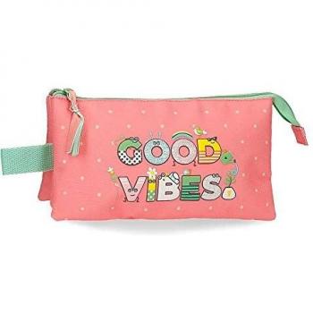 MOVOM Good Vibes, Accesorio De Viaje Neceser Niñas, Rosa