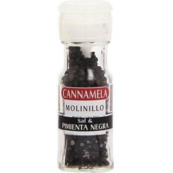 Cannamela - Molinillo - Sal y pimienta negra - 35 g