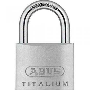 Candado ABUS TITALIUM 64TI/50 de 50 mm, cuerpo de aluminio y cierre versátil