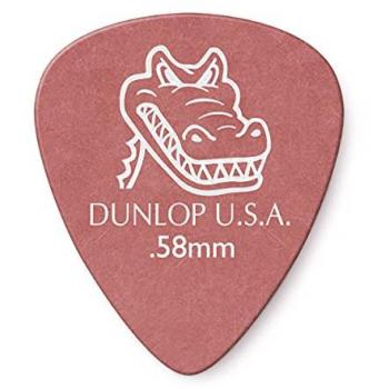 Dunlop Gator Grip .58mm Guitar Pick, 12-Pack