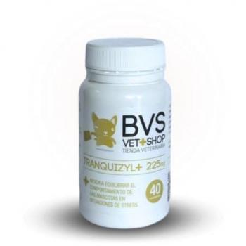 Tranquizyl 40 comprimidos - Relajante natural para perros y gatos, 75 mg por comprimido