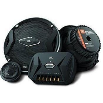 JBL Car GTO 609C Sistema de altavoces de componentes de 2-vías de 6,5 pulgadas, incluye 2 conos de rango medio y 2 conos de agudos