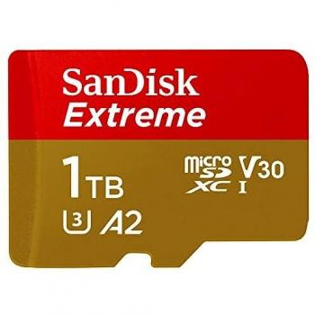 SanDisk Extreme MicroSDXC 1TB UHS-I A2 V30 Class 10 con Adaptador SD