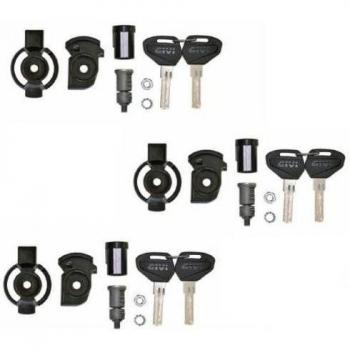 Kit de seguridad Givi SL103 con 3 cerraduras y bombín