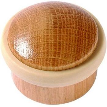 Brinox B90130Y - Tope Madera cilíndrico Adhesivo, 2,9 x 3,5 x 3,5 cm, Color Roble
