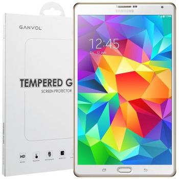 Ganvol Vidrio Templado Film Protector de Pantalla Membrana para Samsung Galaxy Tab S 8.4 Pulgada WIFI T700 LTE T705 [Alta Transparencia Ultra HD] [Dureza de 9H] [Resistente a los Arañazos] [Colocación 100% Sin Burbujas] [Superficie Anti Huellas] [Anti A