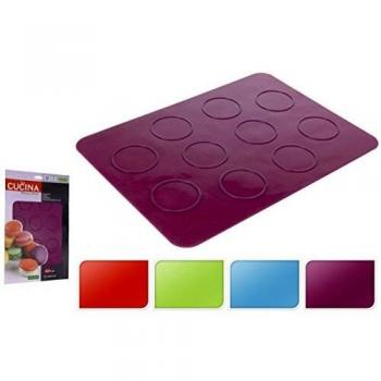 Molde de Silicona para Macarons, 10 Plazas, 31 X 22 Cm