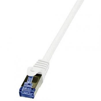 LogiLink 10m Cat6A S/FTP Network Cable - White, Flame-Retardant