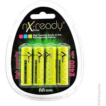 Acumuladores NiMH AA NX READY Xtrem 1.2V 2400mAh (blister x4)