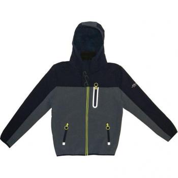 Anorak Joluvi Softshell Snaps Negro Infantil Talla 10 Años