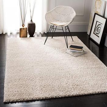 Safavieh Beige Shag Area Rug 8' x 10'