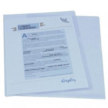 Dossier Angular Rectangular Iberplas PVC 150µ Folio Cristal