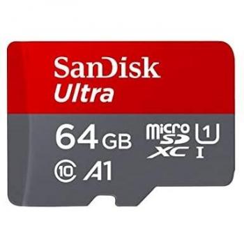 SanDisk Ultra 64GB SDXC UHS-I Class 10 Memory Card and Adapter