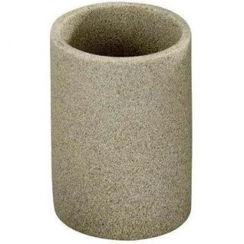 Wenko 18165100 Vaso de Dientes Vico, Poliresina, 7.1 x 10 x 7.1 cm, Beige
