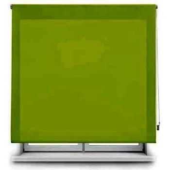 Blindecor Liso - Aure “SIN HERRAMIENTAS”. Estor enrollable Traslúcido, verde pistacho, 107X180 cm