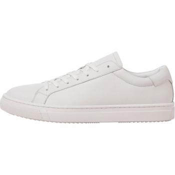 Jack & Jones Radcliffe Men's Leather Sneakers, White, EU 44