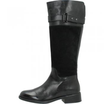 Botas de Mujer Geox D Resia Negro, impermeables, con suela de goma antideslizante, plantilla acolchada para mayor comodidad, diseño elegante y moderno