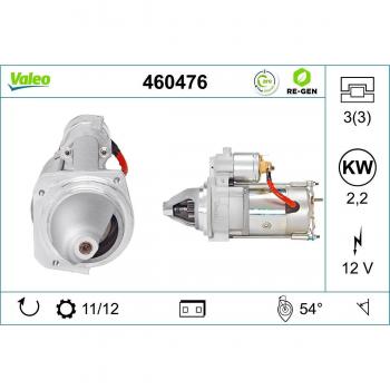 Motor de arranque VALEO 460476, alta calidad y rendimiento
