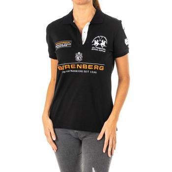 Polo manga corta con cuello de solapa La Martina 2WP202-09999 para mujer