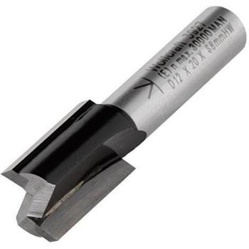 Fresa de vástago recto 12x20mm con vástago de 8mm
