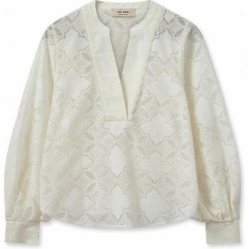 MOS MOSH Women's Cream Lace Blouse, Size XL