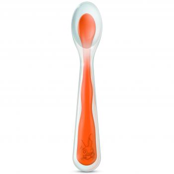 Philips Avent SCF722/00 - Cuchara de aprendizaje ajustable AVENT 6m+ para las primeras comidas del bebé con mango y punta de la cuchara ajustables, fácil limpieza, Apto para lavavajillas