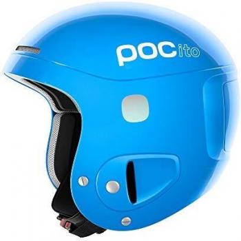 POC POCito Skull - Casco de esquí unisex, Azul fluorescente, XS-S