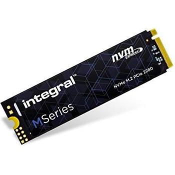 Disco Duro Sólido Integral 512 GB SSD NVME M.2 2280 PCIe Gen3x4 R-2000 MB/s W-1600 MB/s TLC M1