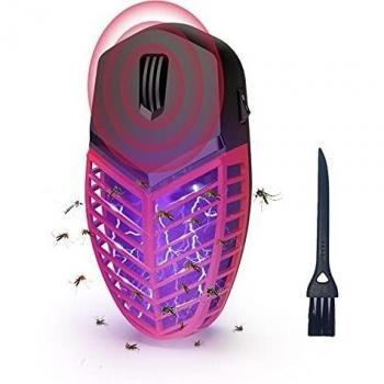 ALIFOR Lámpara Antimosquitos,Repelente Ultrasónico 2 en 1 de Control de Plagas,Anti Cucarachas, Moscas, Mosquitos, Ratones, Arañas,100% Inofensivo para Mascotas y Humanos