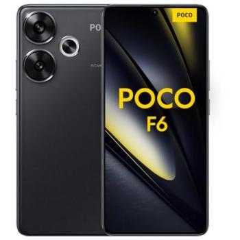 Xiaomi Poco F6 5G Smartphone Dual SIM 12GB RAM 512GB Negro, Snapdragon 8s Gen 3, Pantalla AMOLED de 120 Hz, Carga Turbo de 90W, cámara Dual de 50MP