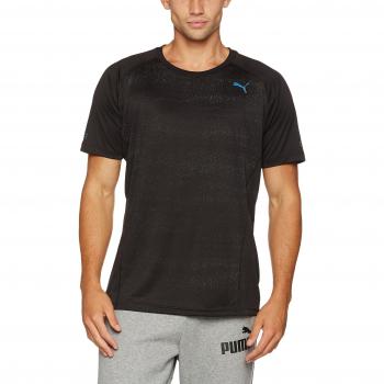 Camiseta de Manga Corta Nightcat Puma de Hombre, Hombre, Color puma Black Heather, tamaño Large