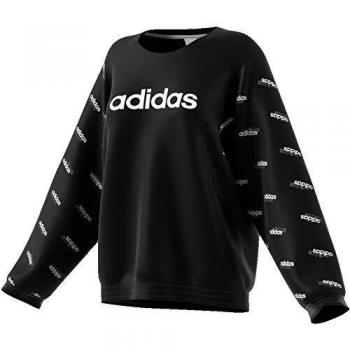 adidas W FAV Sw Sudadera, Mujer, Negro/Blanco, S