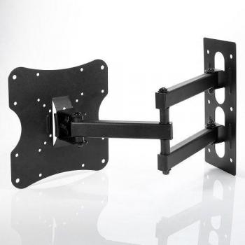 Masione - Soporte de pared para TV de pantalla plana entre 10-32, color negro