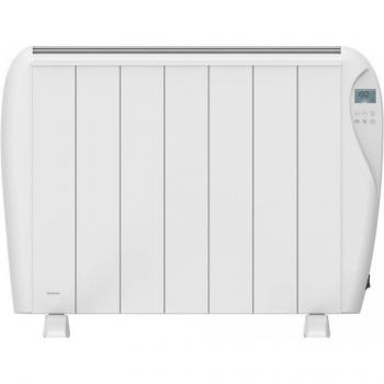 INFINITON HD-ET15 – Emisor térmico, Blanco, 1500W, para superficies hasta 15m², Pantalla LED, 6 Programas, Montable en pared, Mando incluido