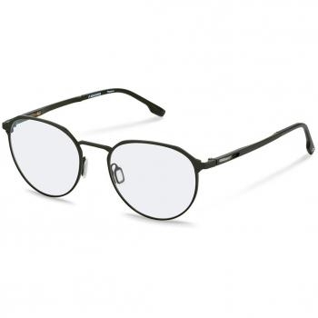 Rodenstock R7150 A Gafas Recetadas para Hombre Negras, Armazones para Hombre Negros, 53 Lentes Recetadas Para Hombre Negros