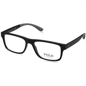 Ralph Lauren Polo 0PH2182, Monturas de Gafas para Hombre, Matte Black, 55