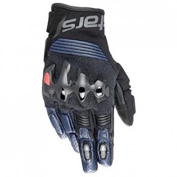 Alpinestars Halo Adventure Motorcycle Gloves - Dark Blue/Black, Size 2XL