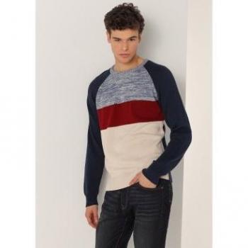 Jersey rayas marino para hombre de Lois Jeans