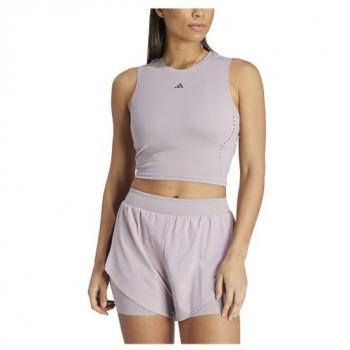 Top Adidas HIIT HEAT.RDY Rosa Mujer - Talla L, sin mangas, tecnología HEAT.RDY para ventilación y comodidad durante el ejercicio