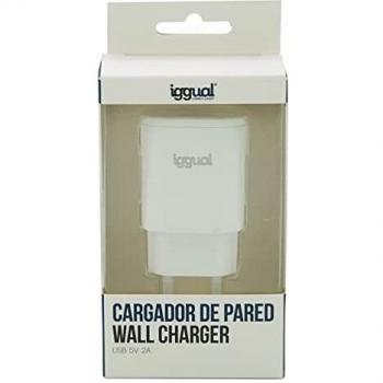 iggual Cargador de Pared 1xUSB 5V/2A
