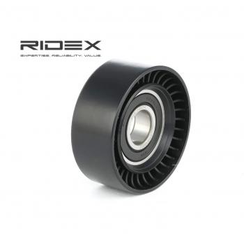 Galet Enrouleur RIDEX 312D0063 para AUDI, MERCEDES-BENZ y RENAULT - Polea de guía para correa poli V