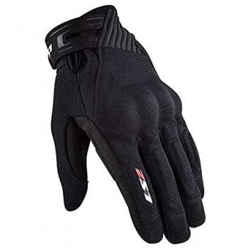 Guantes LS2 Dart II Lady para Motocicletas - Protección y Comodidad en la Carretera, Negro, Talla S