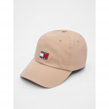 Gorra Tommy Hilfiger Tjm Heritage Cap color taupe, tipo de producto: gorra, características: diseño clásico, logo bordado, ajuste regulable, material ligero y transpirable