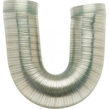 Conducto Flexible de Aluminio 1,5m Diámetro 150mm para Extractor